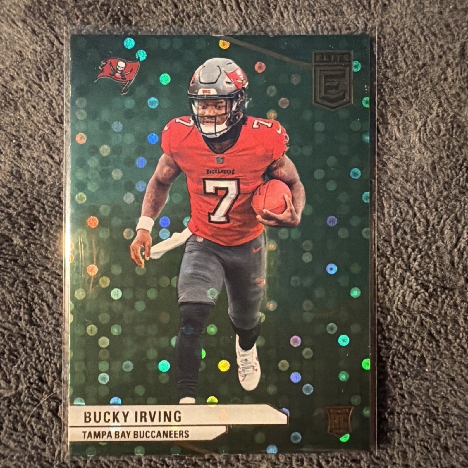 2024 Panini Donruss Elite - Rookies Green Disco #159 Bucky Irving (RC)
