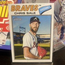 Chris Sale 2026 Topps Heritage Atlanta Braves #278