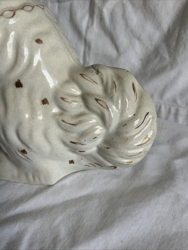 Antike handbemalte Staffordshire Spaniel Hund Figur 13 Zoll groß 19. Jahrhundert - Bild 10 von 23