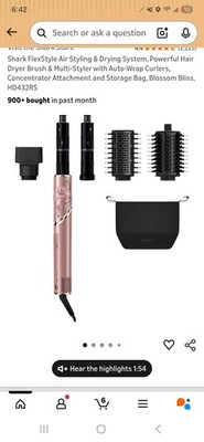 Blossom Bliss Shark Flex Style Air Styling &drying System