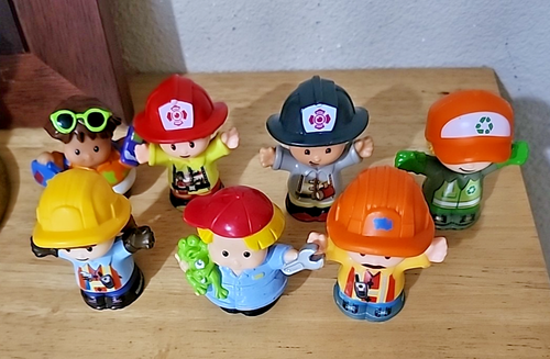 Fishers Price Little People Karriere Figur 7 Stück