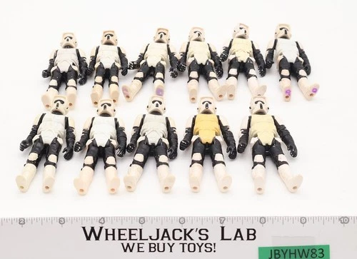 Lot of 11 Star Wars Biker Scouts 1970s-1980s Kenner Vintage Action Figures