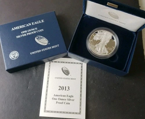 2013 W Proof $1 American Silver Eagle Dollar
