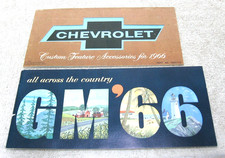 Vintage 1966 Chevrolet Custom Features Accessories Gm Fulline Brochure Original Vintage 1966 Chevrolet Custom Features Accessories Gm Fulline Brochure Original