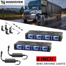 4-inch Dual-lens Led Driving Light Kit Ip68 9-32v Dc