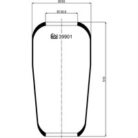 Febi Bilstein 39901 Federbalg Luftfederung FüR MAN F2000 F90 M 2000 M E2000