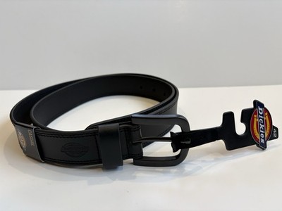 Dickies Men Leather Belt Industrial Strength Work Belt Black Size 42 NEW Men s