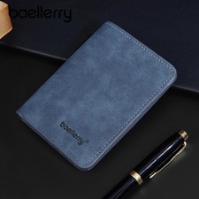 Baellerry New Slim Short Men Wallets Simple Card Holder Male Purses Classic Phot