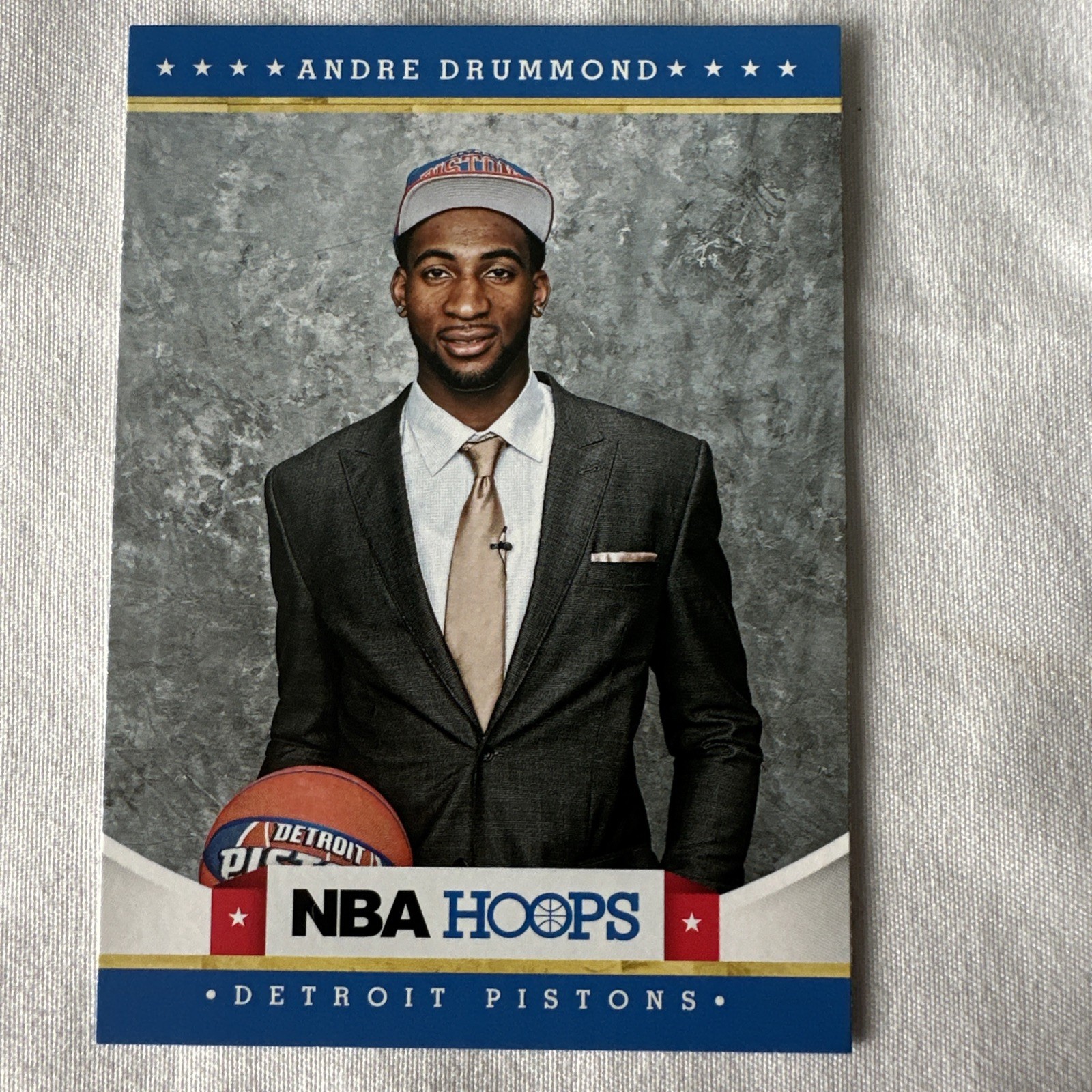 Andre Drummond 2012-13 NBA Hoops RC Detroit Pistons Rookie Card # 283