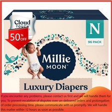 Millie Moon Luxury Disposable Diapers - Newborn - 96ct