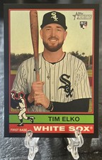  2025 Topps Heritage SSP High Number Tim Elmo Black Border /50 Short Print RC 