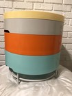 IKEA PS 2014 Retro Round Colorful Game Toy Storage Side Table EUC — photo 1