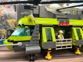 LEGO City Volcano Heavy - lift Helicopter No. 60125 Set With Box Instructions