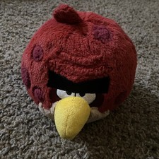 2010 Angry Birds Terence Plush 5" NO SOUND Reds Big Brother Spots Commonwealth