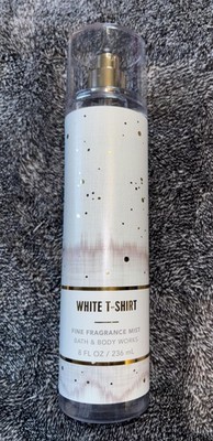   BATH & and BODY WORKS White T-Shirt 8oz Fine Fragrance Spray Mist Perfume