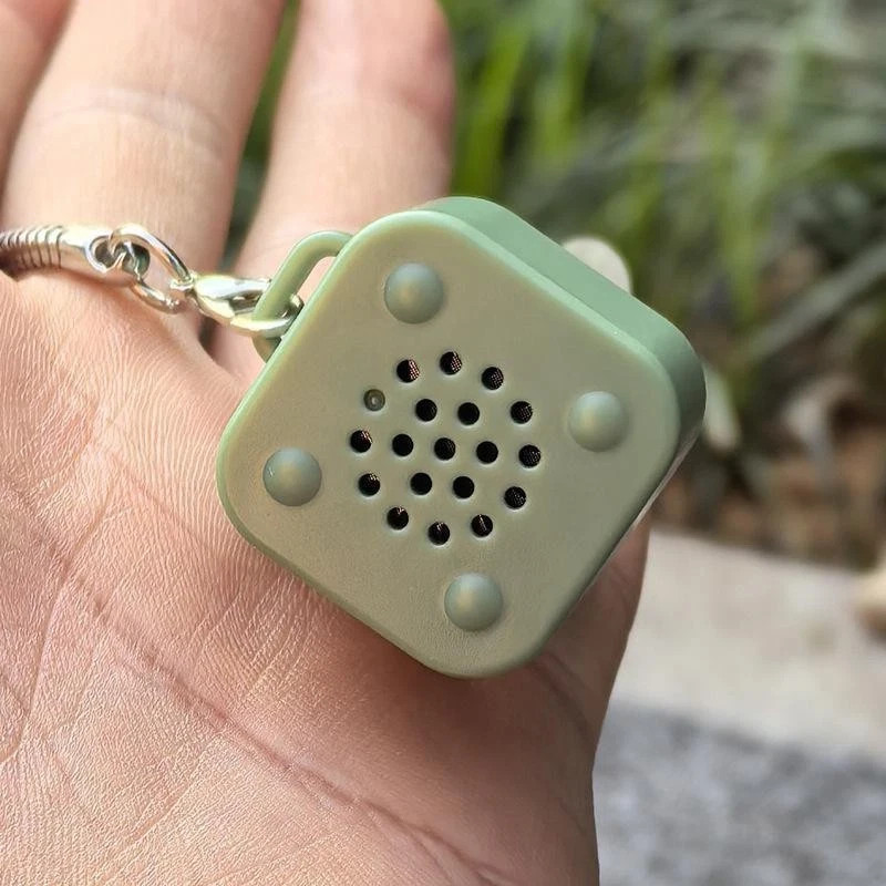 Fun Croaking Keychain â€ Rechargeable Croaking Fidget Toy, Sound Keychain for Stress Relief, Fun Keyboard Fidget Clicker for & Adults (4PCS