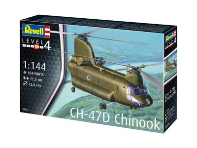 Revell 1/144 CH-47D Chinook Helicopter Plastic Model Kit