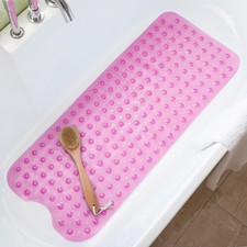 Bathtub Mats for Shower Tub Non-Slip Bath Mat 39 x 16 Inch Extra Long Shower ...