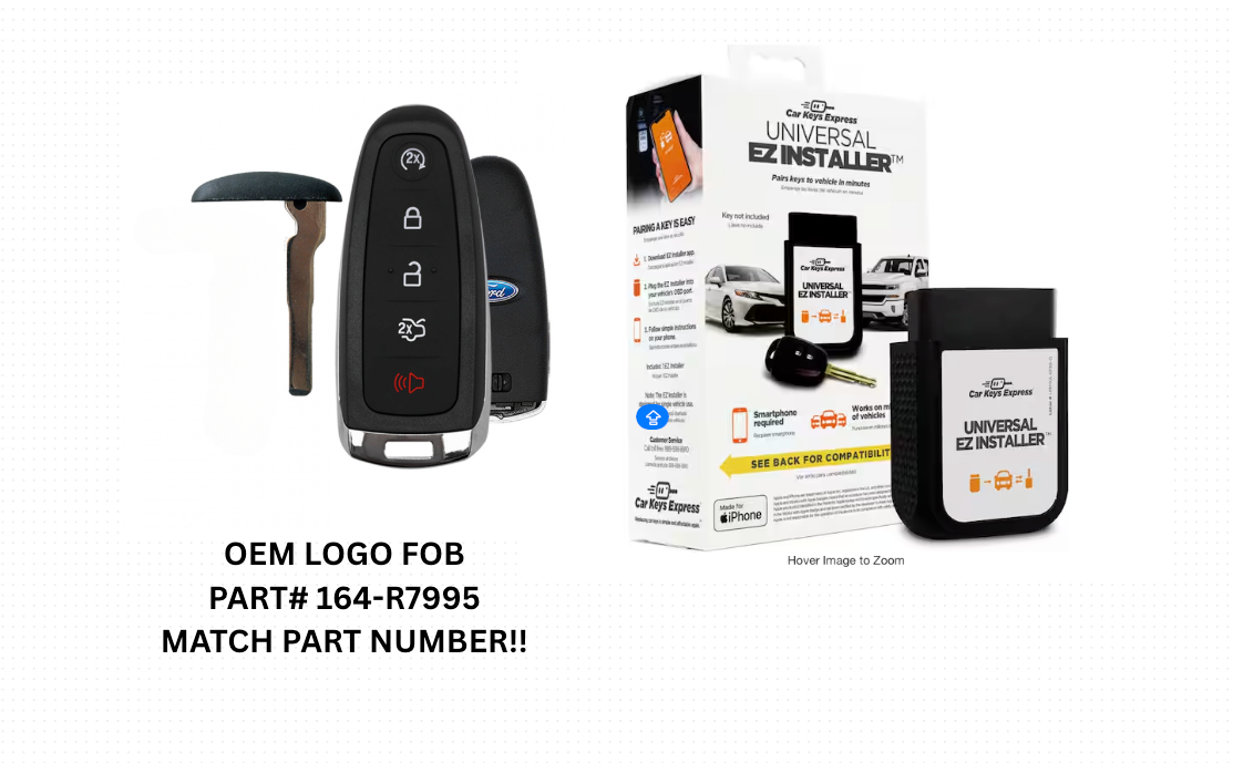 DIY PROGRAM YOURSELF! OEM SMART KEY FOR FORD ESCAPE FOCUS CMAX  164-R7995