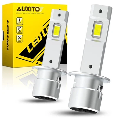 2Pc H1 LED Headlight Bulbs Lamp Kit Canbus Error Free High/Low Beam 6500K White - Image 1 of 4