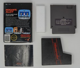 Hogan's Alley COMPLETE CIB (Game Box Manual) *NICE* Nintendo NES