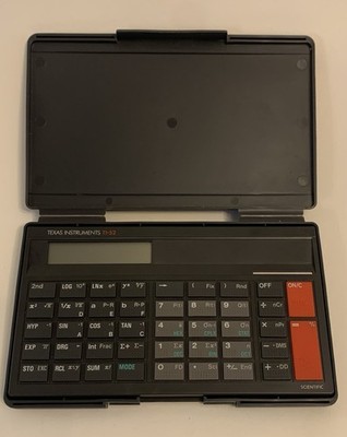 Vintage Texas Instruments TI-52 Scientific Calculator Taschenrechner  Case