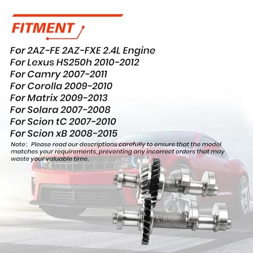 13601-28021 Engine Balance Shaft Set, Compatible with Corolla Solara Matrix 