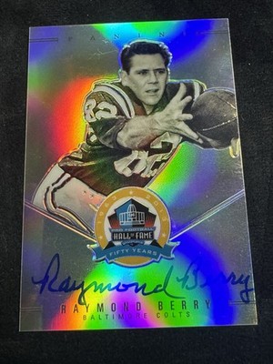 2013 Panini Spectra Hall Of Fame Raymond Berry Autograph Auto 31/50