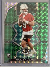 2022 Panini Mosaic - Rookies Skylar Thompson #366 Green Mosaic Prizm (RC)