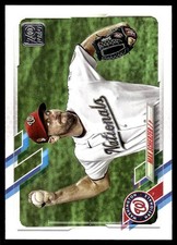 Max Scherzer 2021 Topps #325 Washington Nationals FREE SHIPPING AutographDen