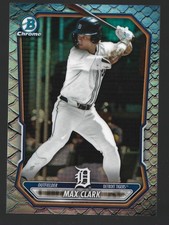 2026 Bowman Chrome Reptilian Refractor BCP-2 Max Clark, Detroit Tigers