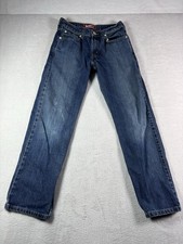 Levi's 514 Youth Slim Straight Jeans Stretch Denim Size 27x27 14R Blue