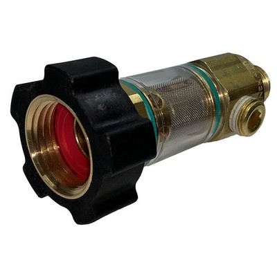 General Pump 100652 Duraview Inlet Water Filter 3/8'' MPT X 3/4 FGH, 1/4'' Bypass