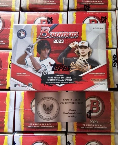2023 Bowman Baseball 3 Blaster Box Lot - From a New Case - Picture 3 of 5