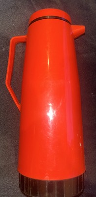 Vintage Thermos King Seely Model 90Q Carafe Dark Blood Red. 14 QF