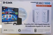 D-Link Powerline DHP-P621AV AV2 1000 Gigabit Media Kit