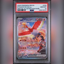 PSA 10 Ethan's Ho-Oh ex 230/182 SIR Destined Rivals 2025 GEM MINT PSA 10