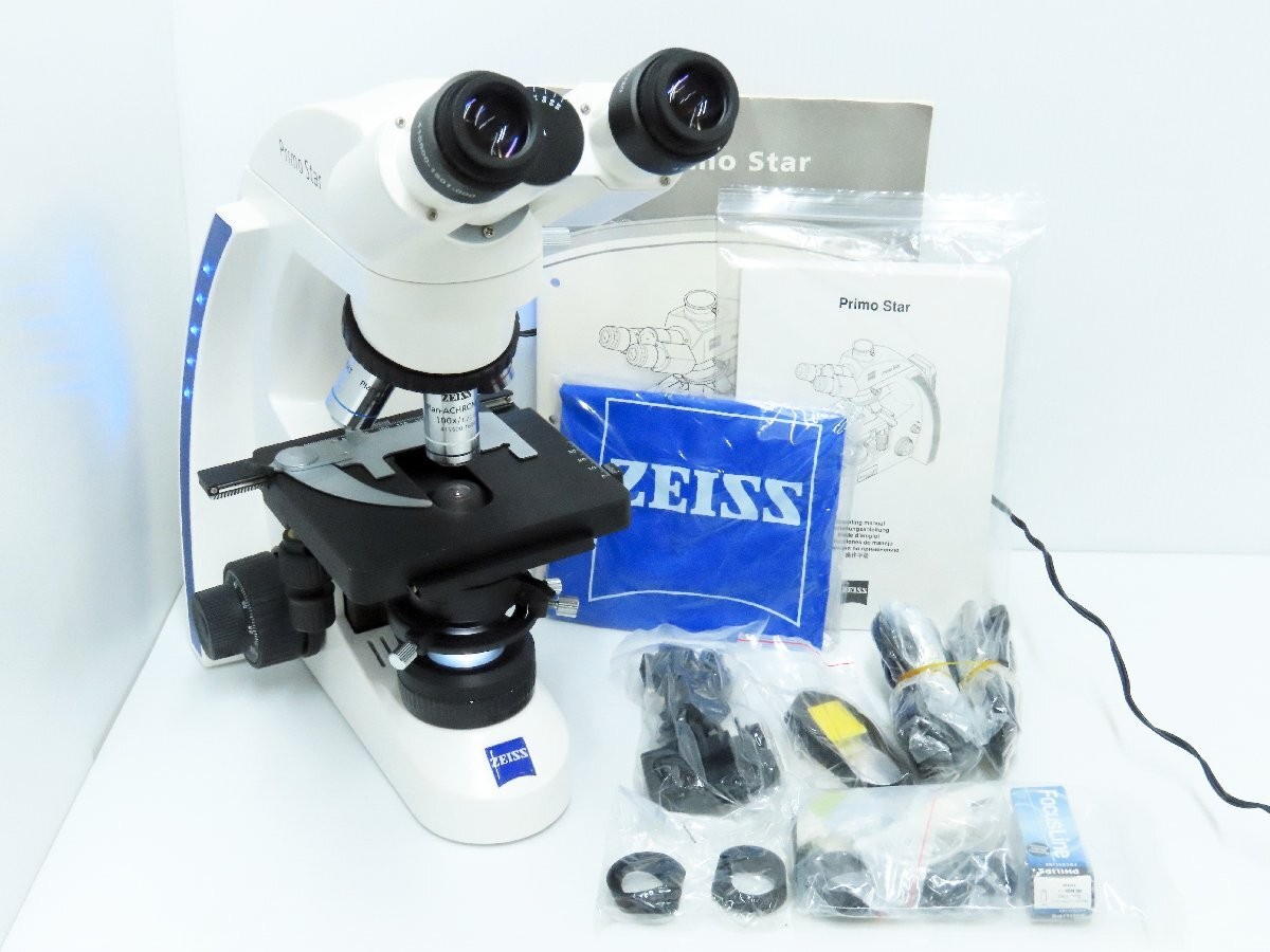 ADJUVANT Microscope 本体 Carl Zeiss Primo Star Microscope Objectives Working Condition