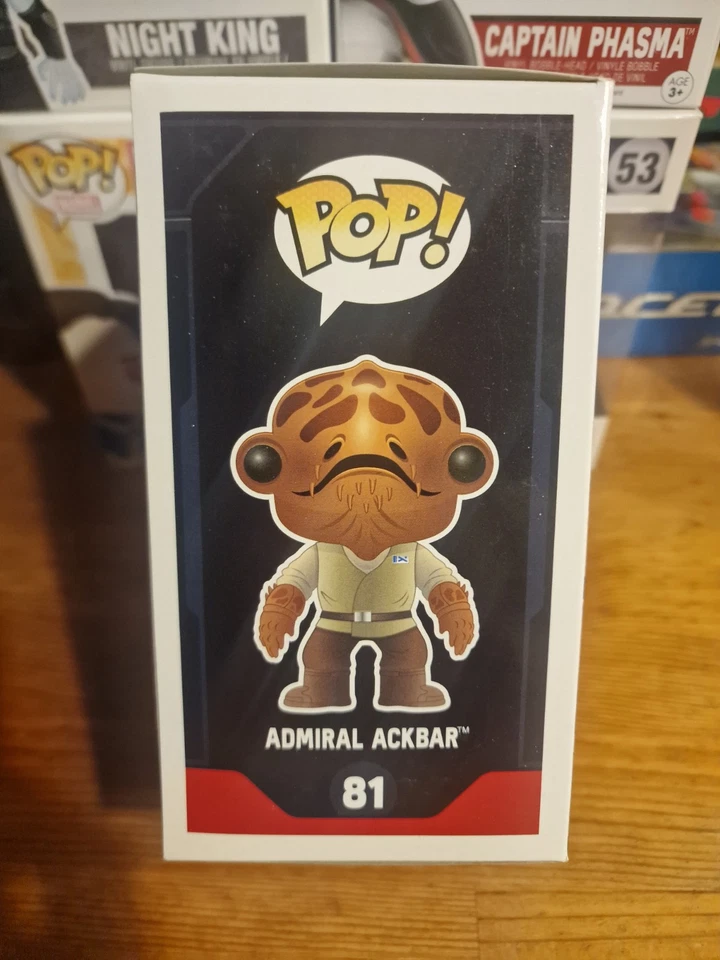 Funko 6585 Pop! Star Wars - Admiral Ackbar - Image 4 of 4