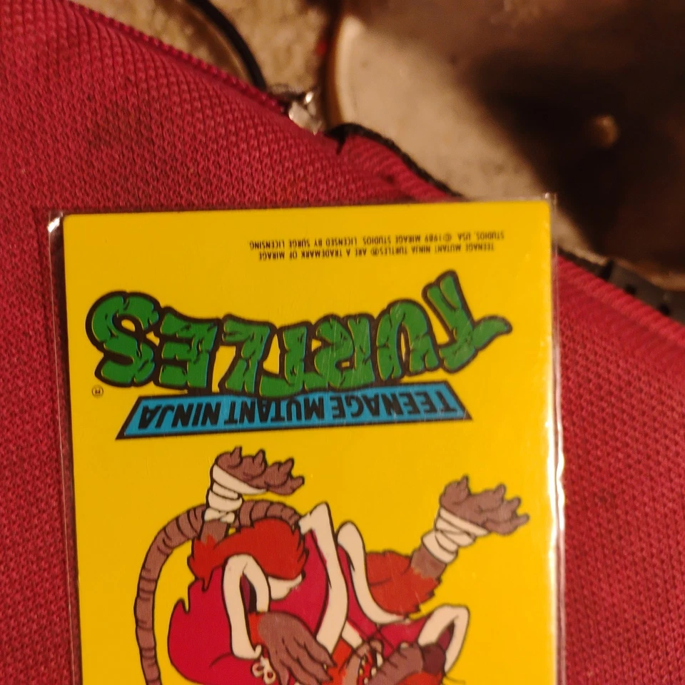 1989 O.P.C. TMNT #94 Splinter RC; Teenage Mutant Ninja Turtles (RARO) pegatina  Foto 4 de 4