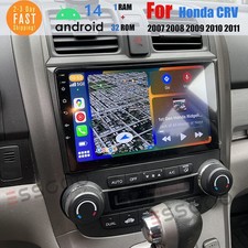 For Honda Crv 2007-2011 Android 14 Apple Carplay Car Stereo Radio Gps Navi Wifi
