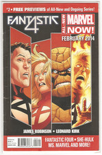 ALL-NEW FANTASTIC FOUR FREE PREVIEWS CATALOG #2 MARVEL NOW! FEB 2014 8.0 VF
