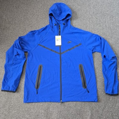 Nike Tech Fleece Woven Track Jacket Royal Blue Men's Size Small