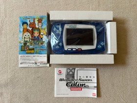 US SELLER WonderSwan Clear Blue Console Model with Final Fantasy