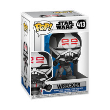 Funko POP! Figura de vinilo Star Wars The Clone Wars Wrecker #413
