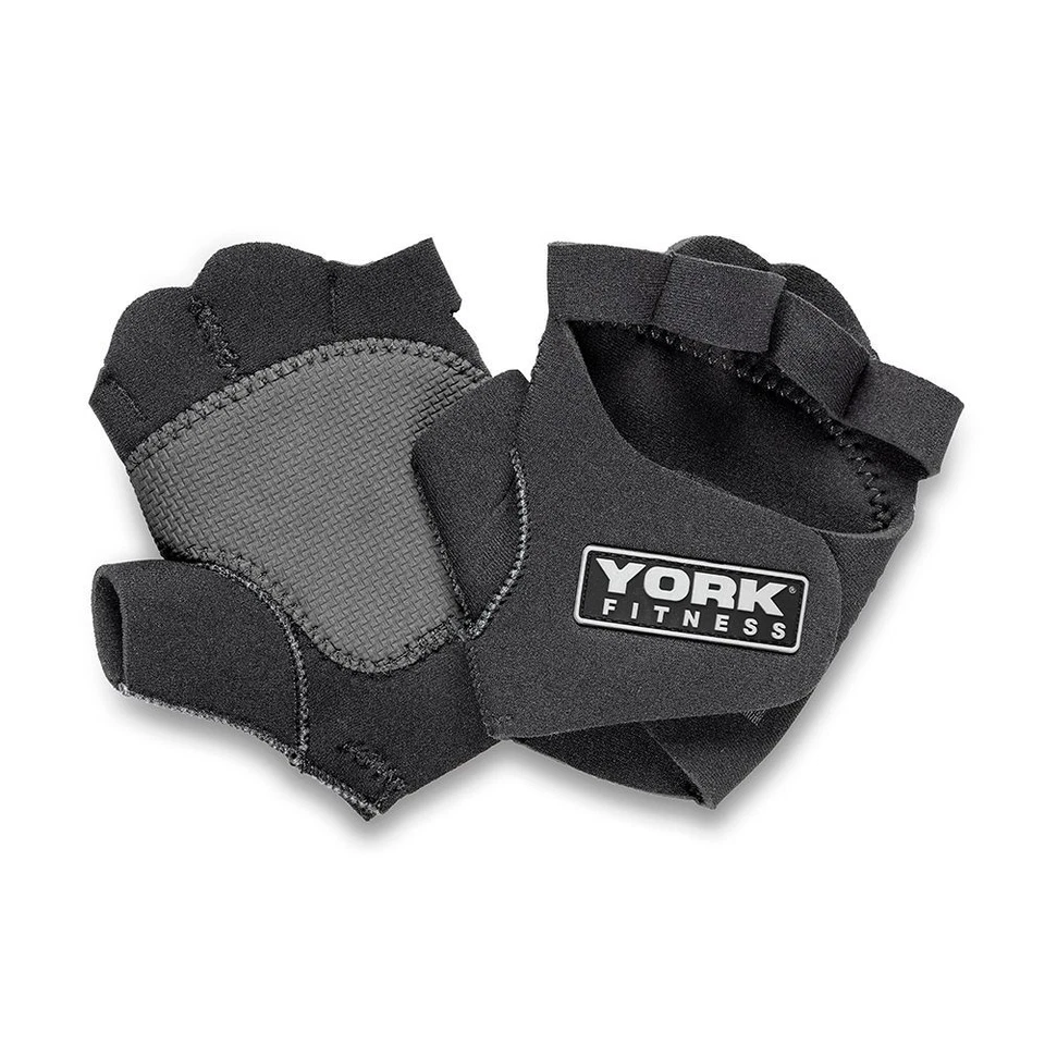 York Gewichtheben Handschuhe gepolstert Neopren Fitness Gym Workout Training Training