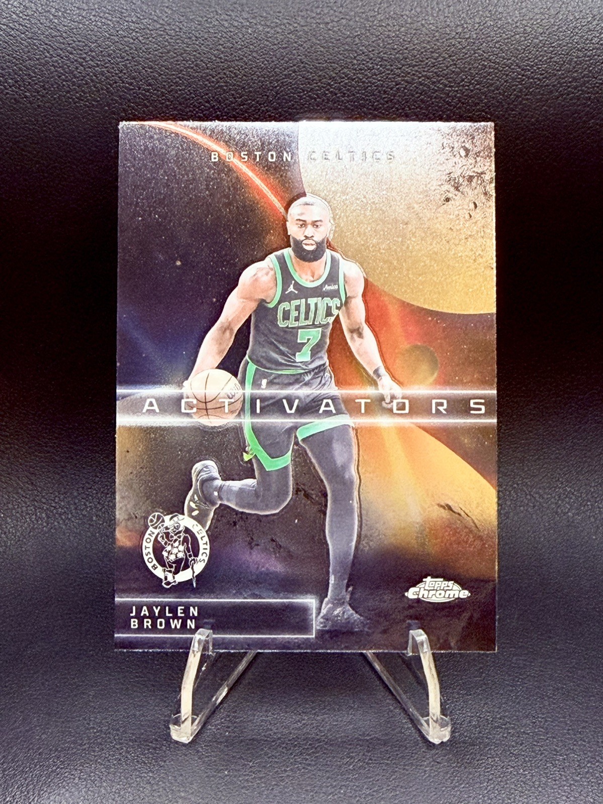 2025-26 Topps Chrome Jaylen Brown #AC-3 Activators Insert Boston Celtics