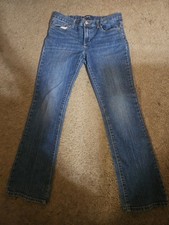 Old Navy Girl s Boot-Cut Jeans Size 12 PLUS Medium Blue Wash Denim