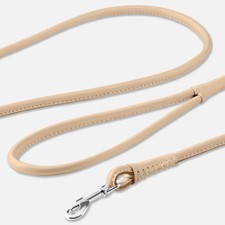 CollarDirect Rolled Leather Dog Leash 6ft - Soft Training Lead for Small/Large D