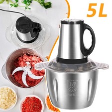 5L Electric Meat Grinder Mincer Mixer Blender Food Chopper Processor Blender